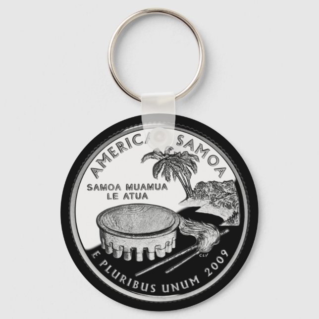 AMERICAN SAMOA KEY RING (Front)