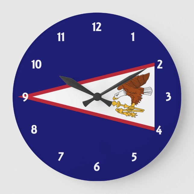 american samoa large clock (Front)