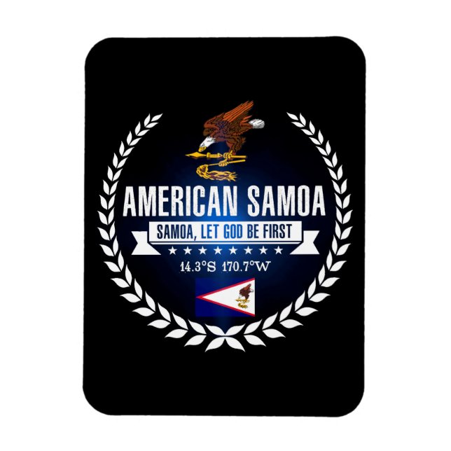 American Samoa Magnet (Vertical)