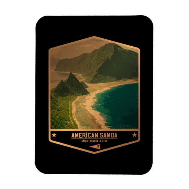 American Samoa Magnet (Vertical)