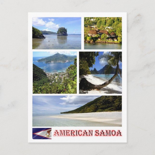 American Samoa - Mosaic - Postcard (Front)