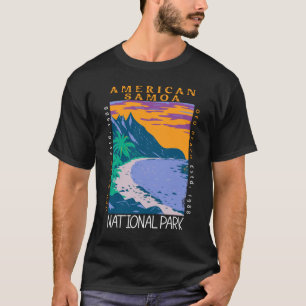 American Samoa National Park Ofu Beach Distressed T-Shirt