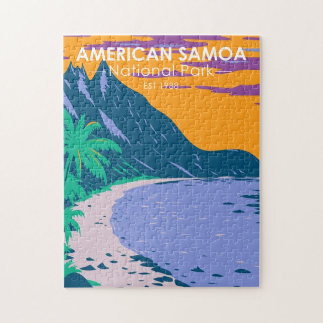 American Samoa National Park Ofu Beach  Jigsaw Puzzle (Vertical)