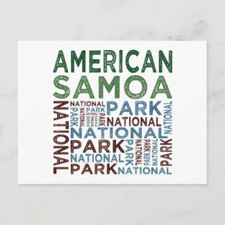 American Samoa National Park Postcard