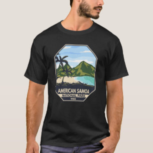American Samoa National Park Retro Emblem T-Shirt