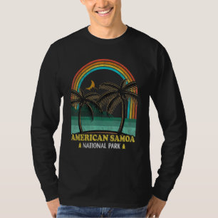 American Samoa National Park Vintage 70s Mountains T-Shirt