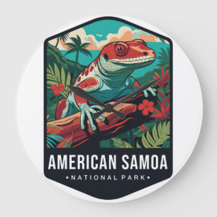 AMERICAN SAMOA NP CLOCK 