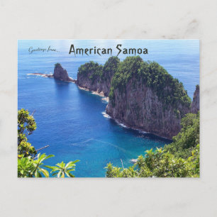American Samoa Postcard