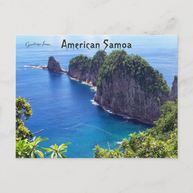 American Samoa Postcard (Front)