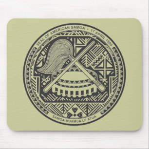 American Samoa Seal Mouse Mat