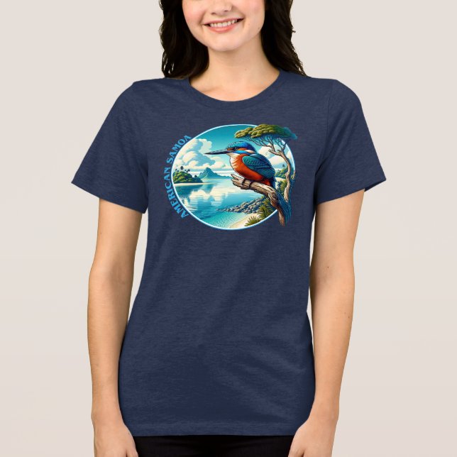 American Samoa South Pacific Tri-Blend Shirt (Front)