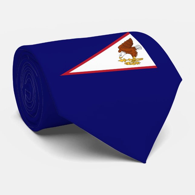 american samoa tie (Rolled)