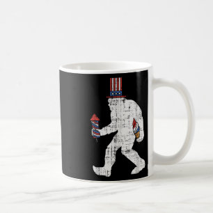 American Sasquatch Funny Usa Bigfoot 4th Of July P Coffee Mug