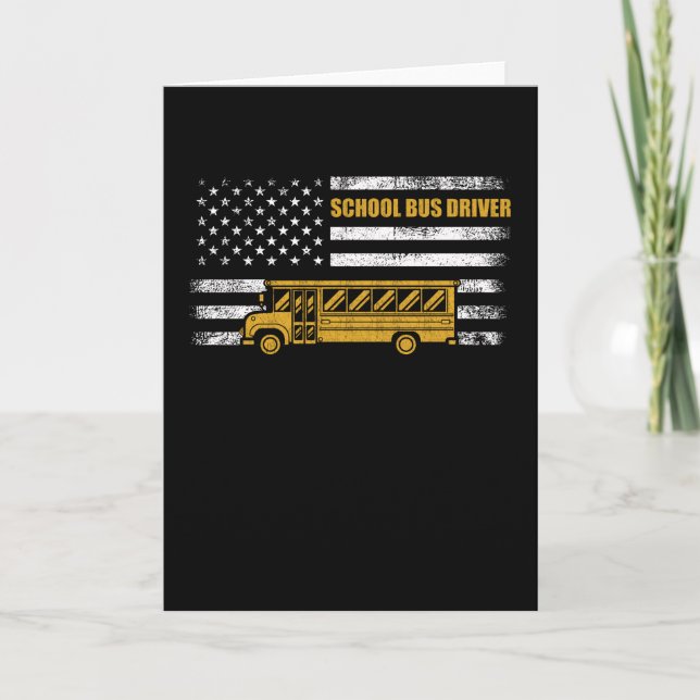 American School Bus Driver Card (Front)