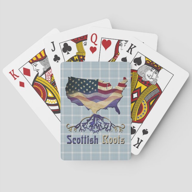 American Scottish Ancestry Card Deck (Back)