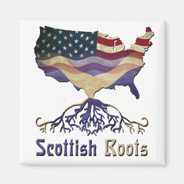 American Scottish Ancestry Magnet (Front)