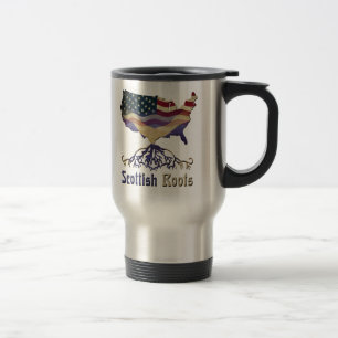 American Scottish Roots Travel Mug