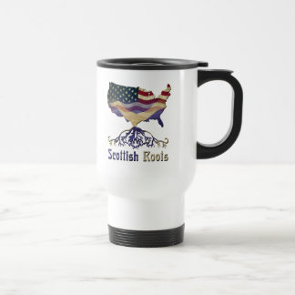 American Scottish Roots Travel Mug