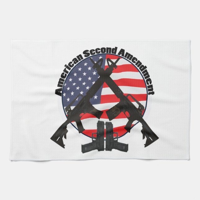 American Second Amendment Tea Towel (Horizontal)