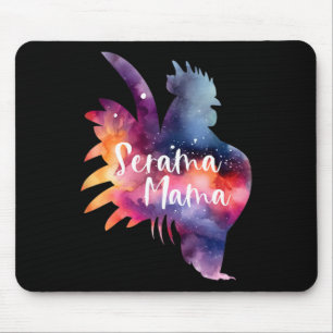 American Serama Mama Show Chicken Hen Rooster Tiny Mouse Mat