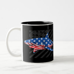 American Shark Two-Tone Coffee Mug
