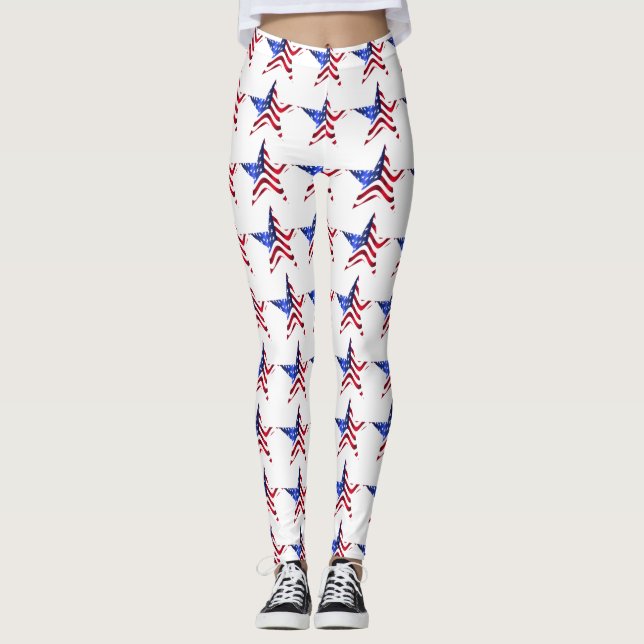 American Shining Stars Leggings (Front)