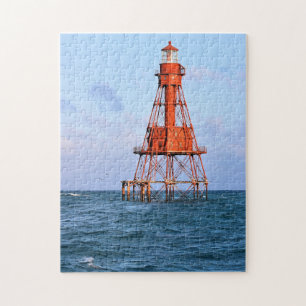 American Shoal Lighthouse, Florida Keys Jigsaw Puzzle