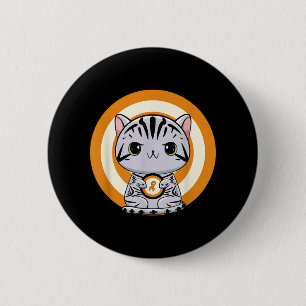American Shorthair Cat Anime Kitten Leukaemia Awar 6 Cm Round Badge