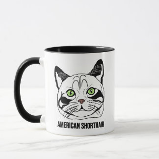 American Shorthair Cat Mug – Cute Cat Lover Gift