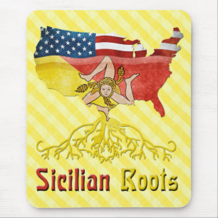 American Sicilian Roots Mousemat