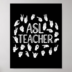 American Sign Language Alphabet Asl Teacher