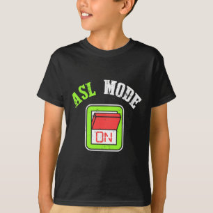 American Sign Language ASL Im Deaf Awareness T-Shirt