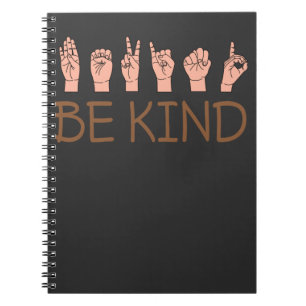 American Sign Language ASL Interpreter Kind Notebook