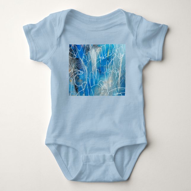 American Sign Language Baby Bodysuit (Front)