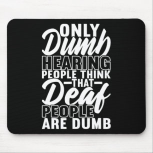 American Sign Language Deaf Awareness 19  Mouse Mat