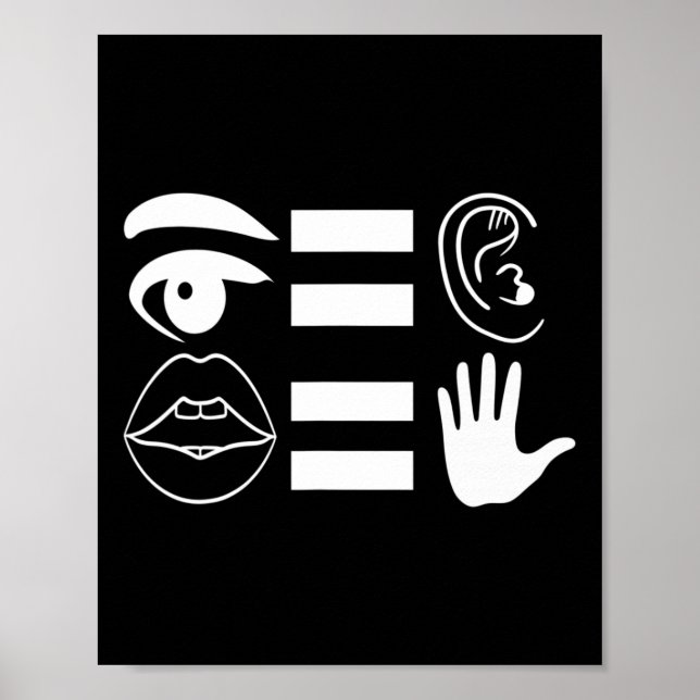 American Sign Language Deaf Awareness 6  (Front)