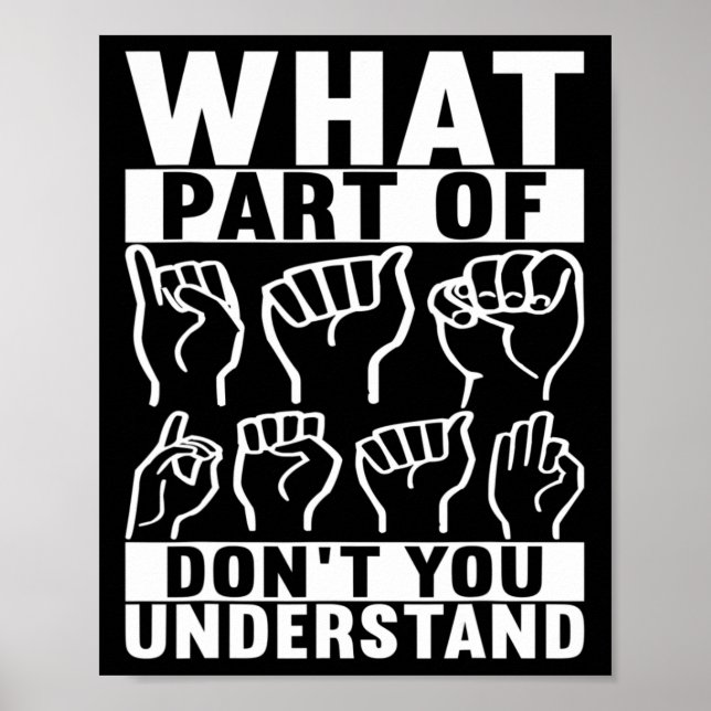 American Sign Language Deaf Awareness 7  (Front)