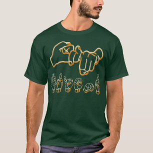 American Sign Language Friend T 297 T-Shirt