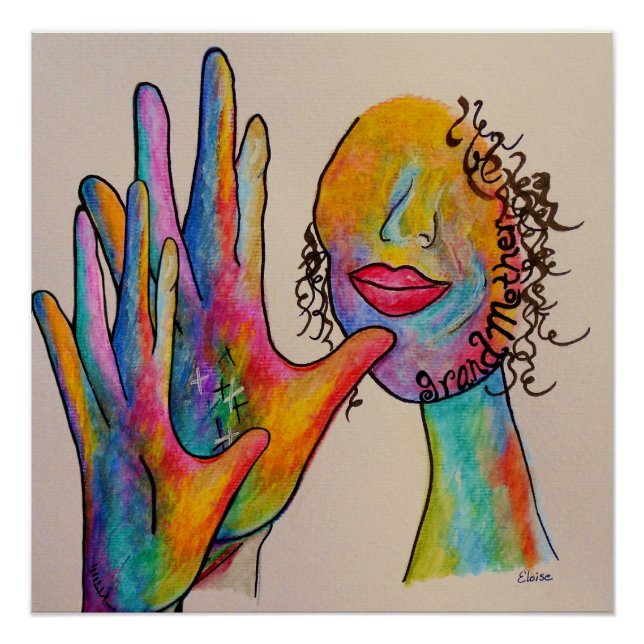 American Sign Language GRANDMOTHER (Front)