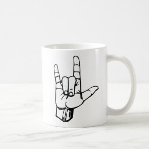 American Sign Language - I Love You Coffee Mug