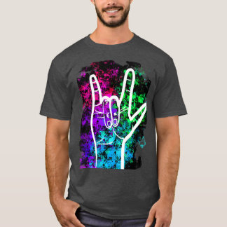 American Sign Language I Love You Design T-Shirt