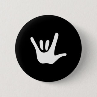 American Sign Language Love Asl Deaf Awareness 6 Cm Round Badge
