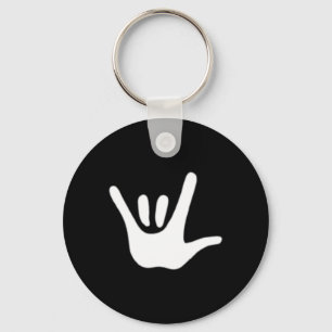American Sign Language Love ASL Deaf Awareness Key Ring