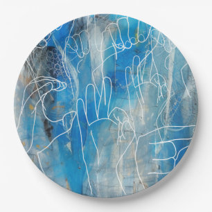 American Sign Language Paper Plate