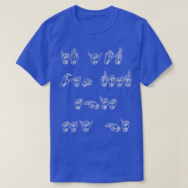 American Sign Language T-Shirt (Design Front)