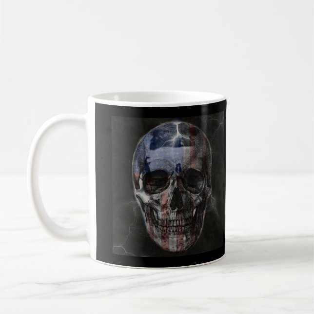 American Skull Mug (Left)