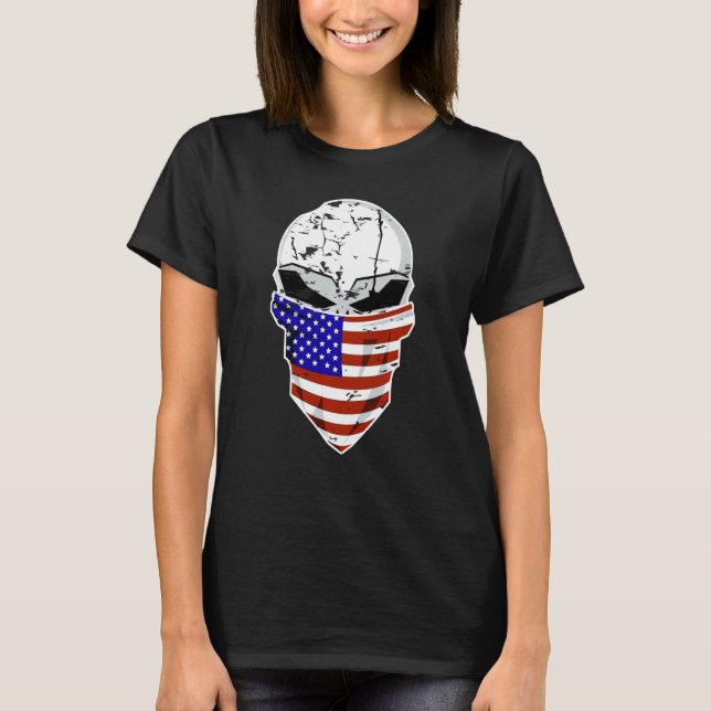 American Skull T-Shirt (Front)