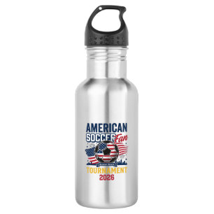 American Soccer Fan Tournament 2026 Vintage Shirt 532 Ml Water Bottle