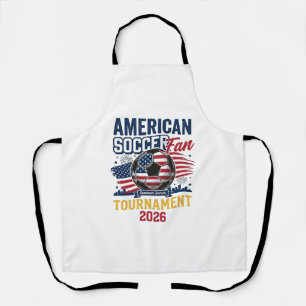 American Soccer Fan Tournament 2026 Vintage Shirt Apron
