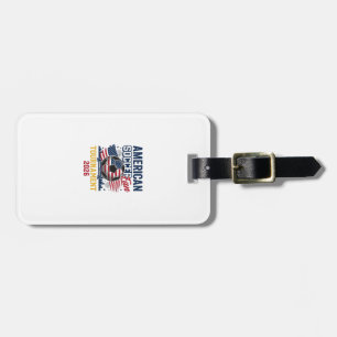 American Soccer Fan Tournament 2026 Vintage Shirt Luggage Tag